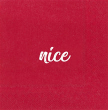 Load image into Gallery viewer, Naughty/Nice Cocktail Napkin
