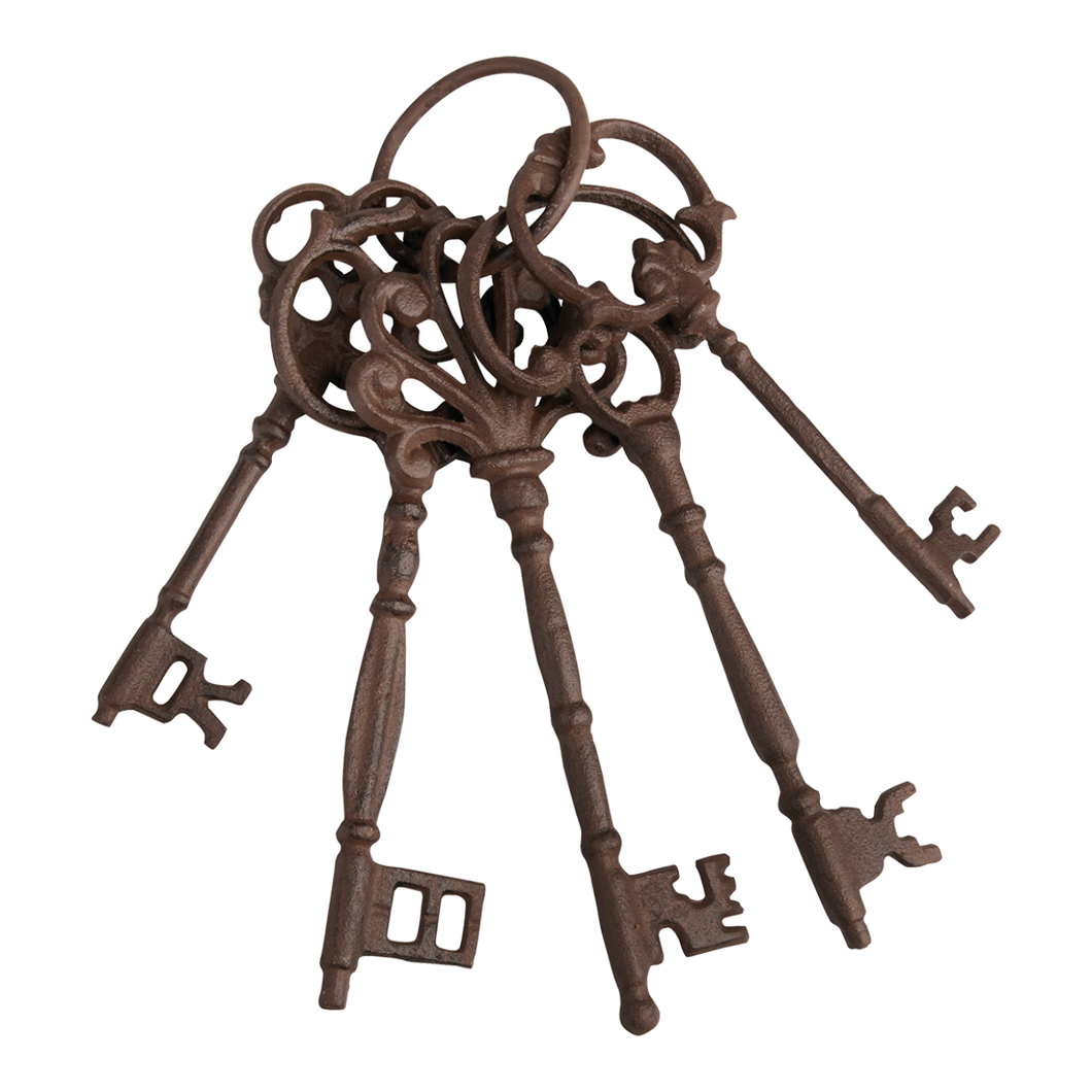 Caste Iron Key Ring