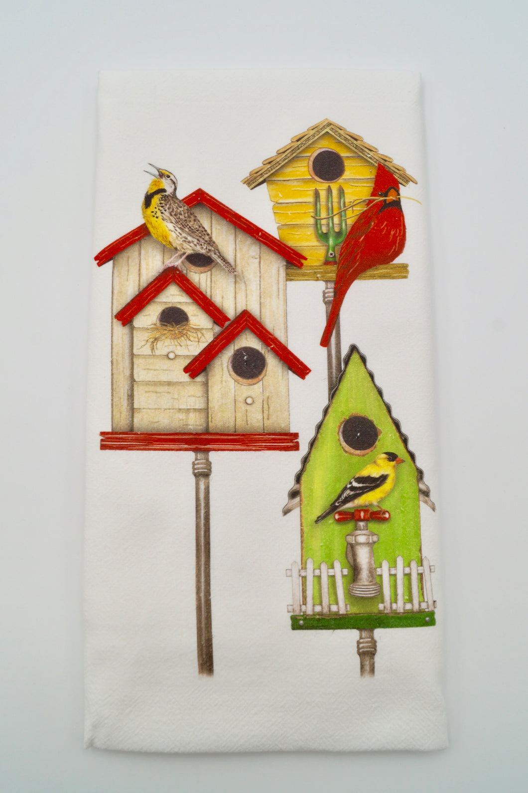 Bird House Flour Sack Towel