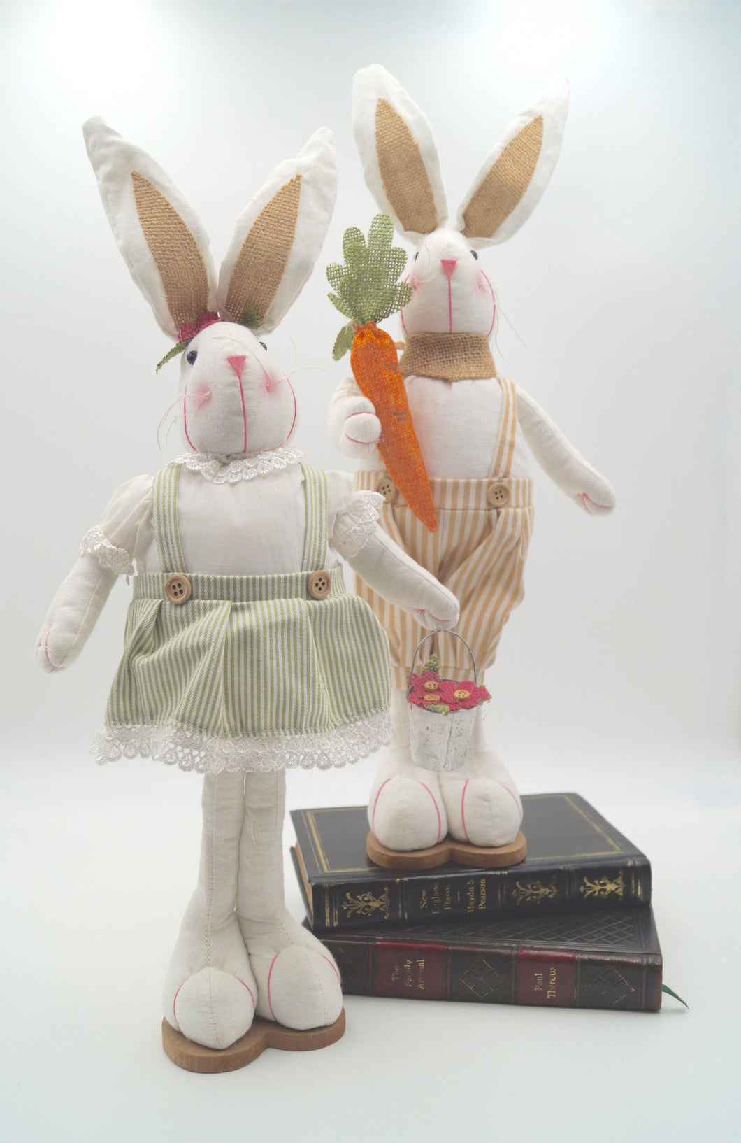 Flora and Fred Plush Bunnies