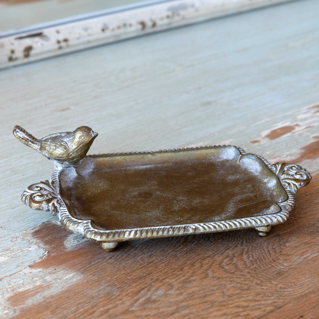 Brass Bird Tray/Soap Dish