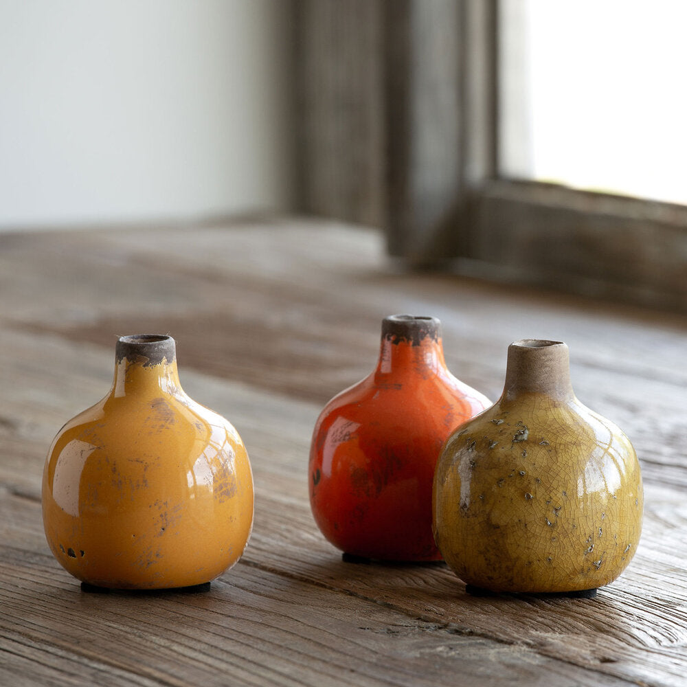 Glazed Stoneware Bud Vase/Jug