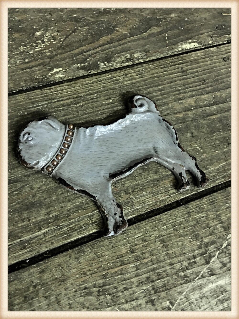 Coin Metal Pug Tray