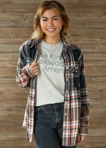 Frankie Flannel Top