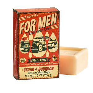 Cedar & Bourbon Men's 10oz Soap