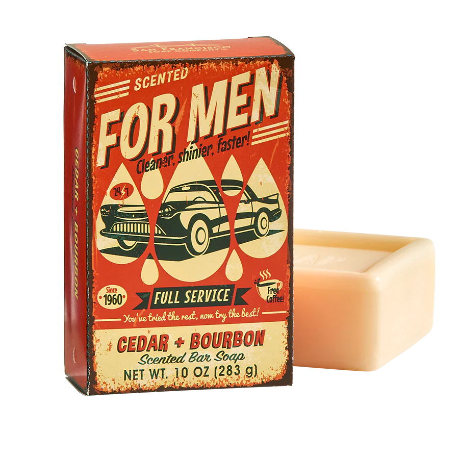 Cedar & Bourbon Men's 10oz Soap