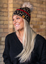 Load image into Gallery viewer, Leopard with Red Stripe Hat
