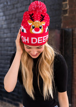 Load image into Gallery viewer, Oh Deer Pom Hat
