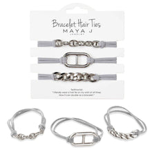 Load image into Gallery viewer, Bracelet/Hair Ties Tara Silver
