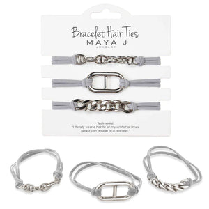 Bracelet/Hair Ties Tara Silver