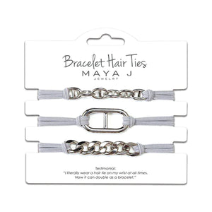 Bracelet/Hair Ties Tara Silver