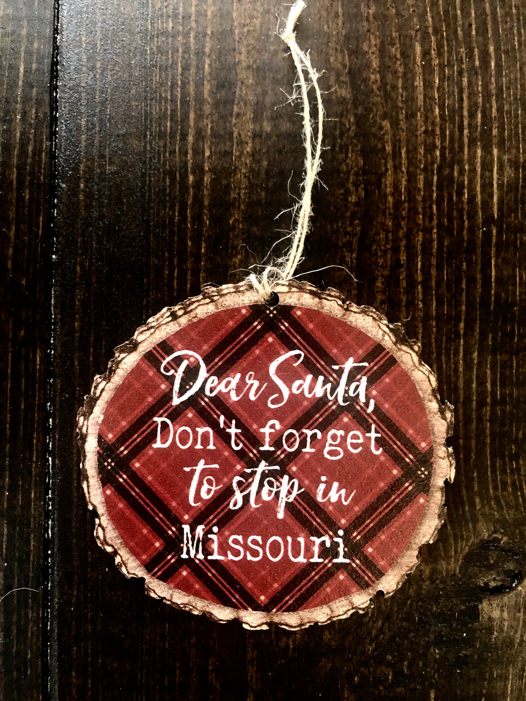 Santa Stop in St. Louis Ornament