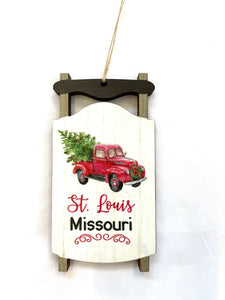 St. Louis Truck Ornament