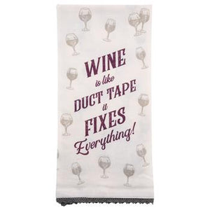 Wine Duct Tape Towel