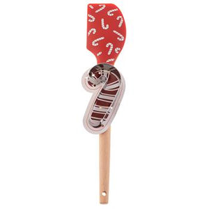 Spatula and Candy Cane Cookie Cutter Set