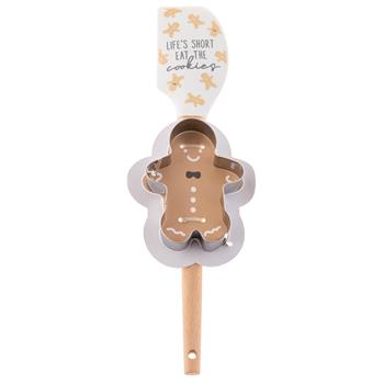 Spatula and Ginger Bread Cookie Cutter Set