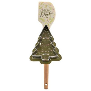 Spatula and Tree Cookie Cutter Set