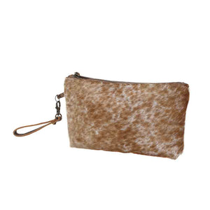 Light Brown Hairon Wristlet