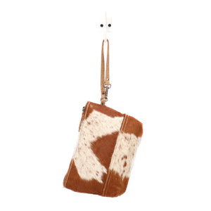 Snowy &Cocoa Hairon Wristlet 1471