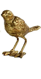 Cast Iron Gold Leaf Bird