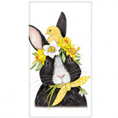 Rabbit Flower Crown Towel