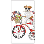 Jack Russel Flag Bike Towel