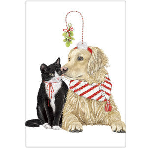 Mistletoe Pet's Holiday Towel