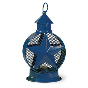 Blue Americana Tealight Lantern