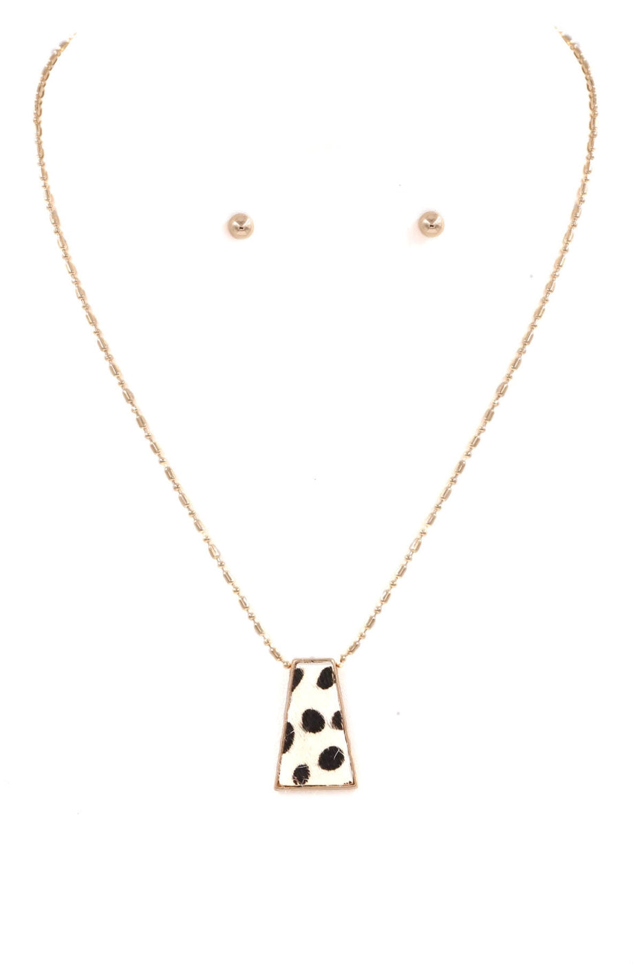 Katrina White Leopard Necklace